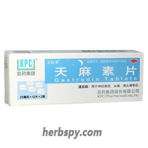 Gastrodin Tablets for neurasthenia trigeminal neuralgia